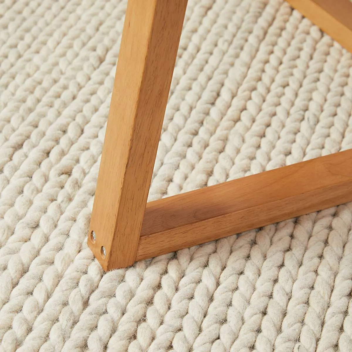 Kyoto Round Four Seater Dining Table - Natural Mocka
