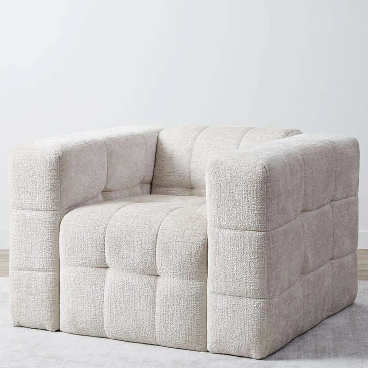 Lenny Armchair - Beige Mocka