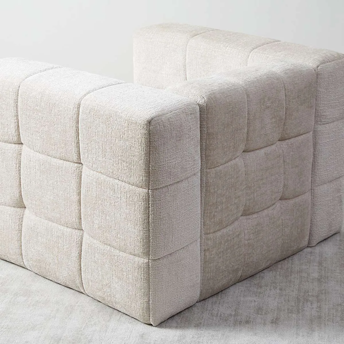 Lenny Armchair - Beige Mocka