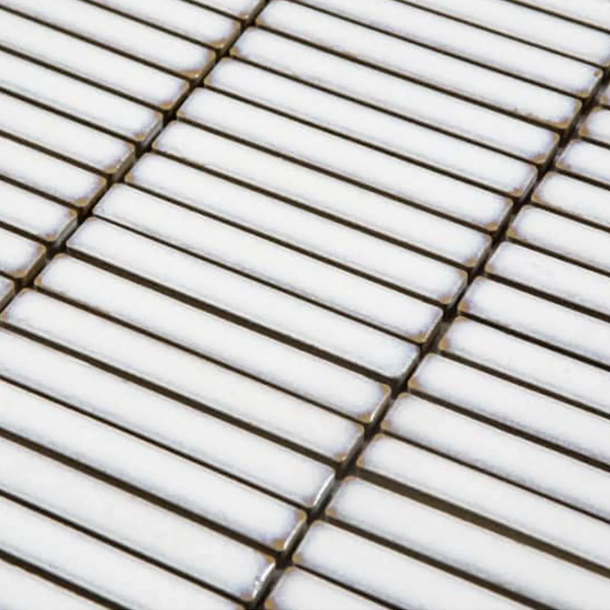 Linea Bianco Kit-Kat Wall & Floor Mosaic Tile 30x29cm Gloss