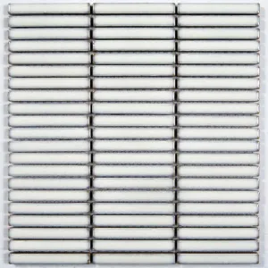 Linea Bianco Kit-Kat Wall & Floor Mosaic Tile 30x29cm Gloss