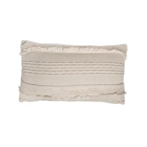 Lorena Canals Air Dune White Machine Washable Knitted Cushion (Online Exclusive)