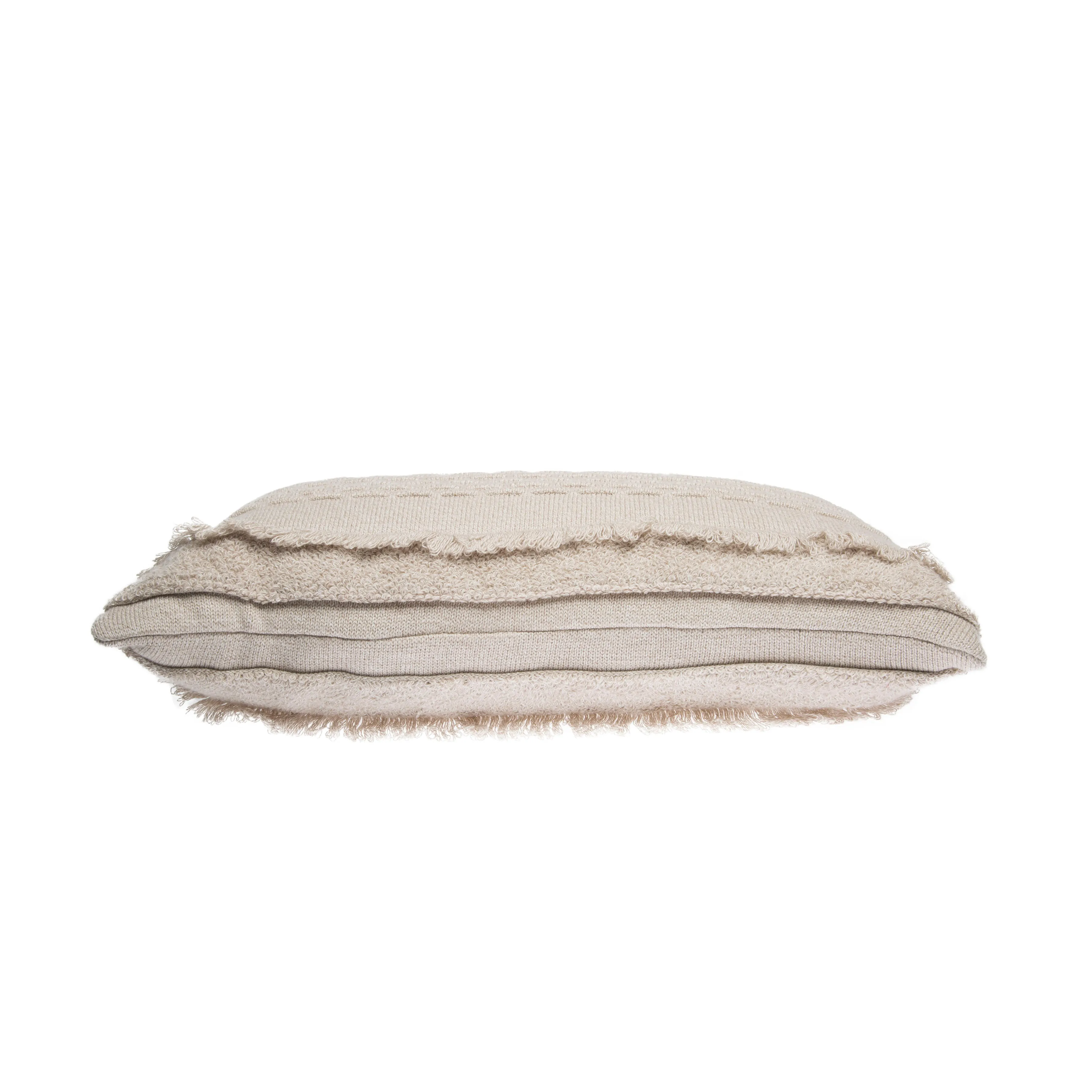 Lorena Canals Air Dune White Machine Washable Knitted Cushion (Online Exclusive)