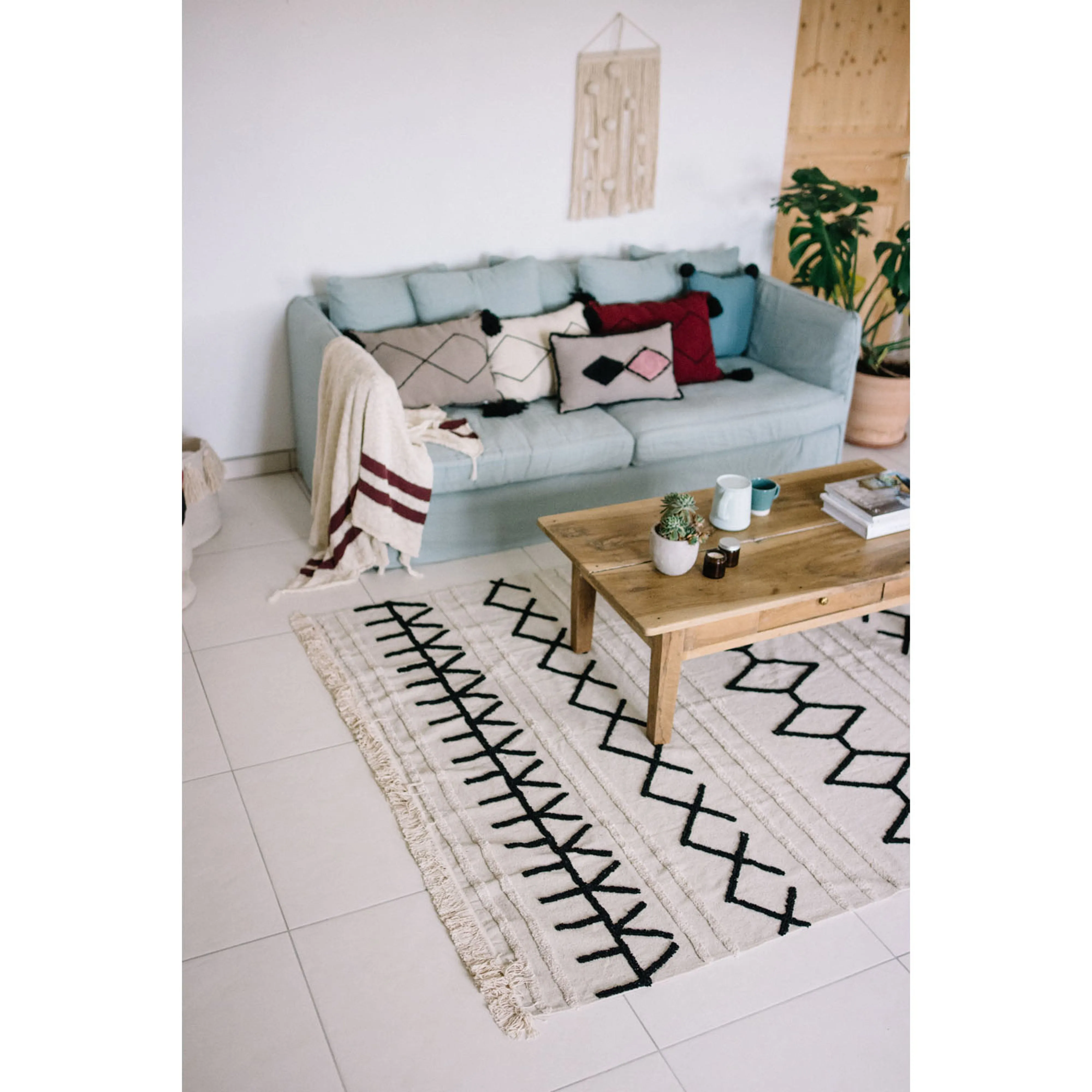 Lorena Canals Bereber Canvas Machine Washable Cotton Rug