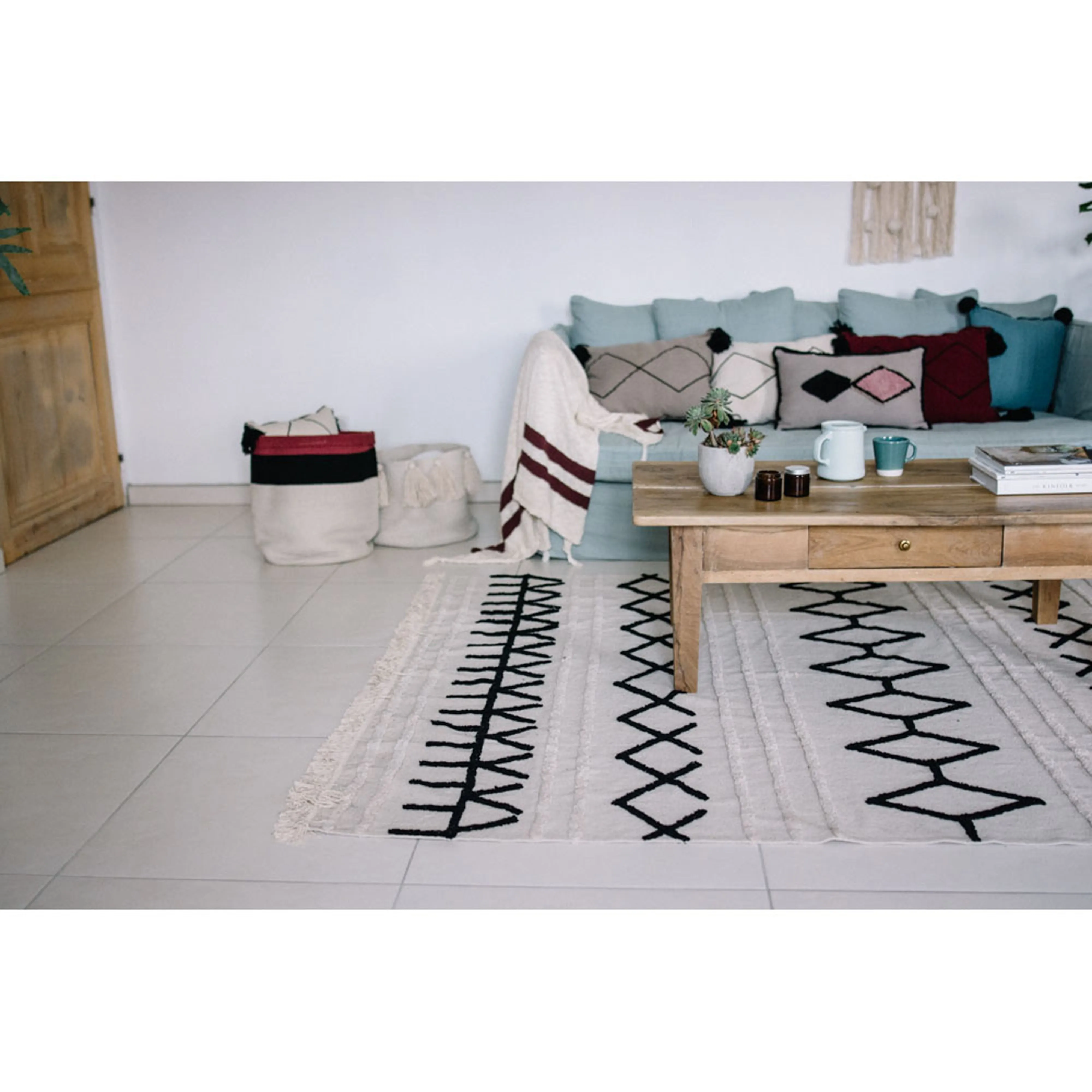 Lorena Canals Bereber Canvas Machine Washable Cotton Rug