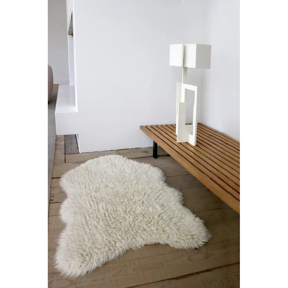 Lorena Canals Sheep of the World Woolly - Sheep White Machine Washable Woolable Rug - 75x110cm (Pre-Order; Est. Delivery in 4-8 Weeks)