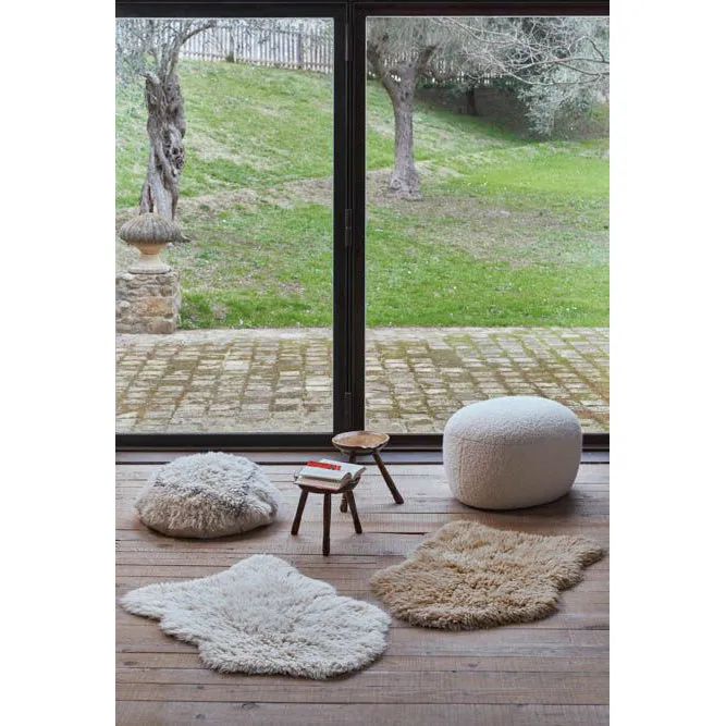 Lorena Canals Sheep of the World Woolly - Sheep White Machine Washable Woolable Rug - 75x110cm (Pre-Order; Est. Delivery in 4-8 Weeks)