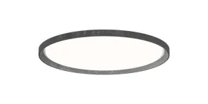 Louis Poulsen Lp Slim Round Recessed Ceiling Lamp 2373 Lumens ø44 Cm, Dark Aluminium