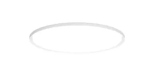 Louis Poulsen Lp Slim Round Recessed Ceiling Lamp 3912 Lumens ø44 Cm, White