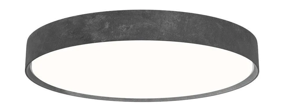 Louis Poulsen Lp Slim Round Surface Mounted Ceiling Lamp 2404 Lumens ø44 Cm, Dark Aluminium