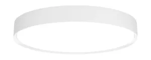 Louis Poulsen Lp Slim Round Surface Mounted Ceiling Lamp 2659 Lumens ø44 Cm, White