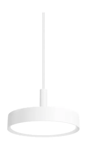 Louis Poulsen Lp Slim Round Suspended Lamp Led Kelvin Adjustable ø25 Cm, White