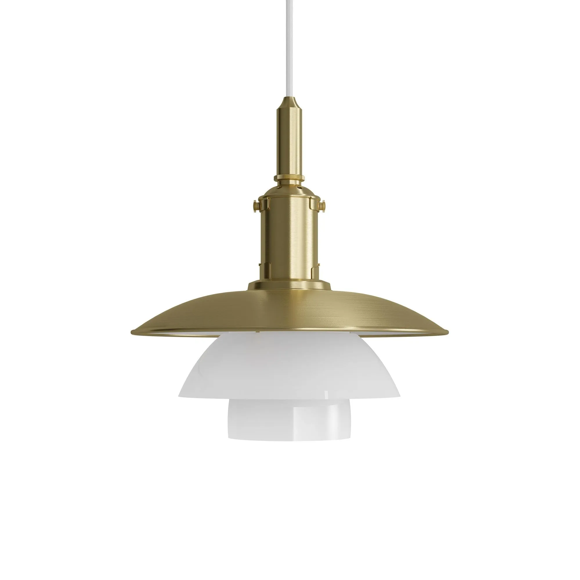 Louis Poulsen Ph 3/3 Pendant Limited Edition, Brass/Opal