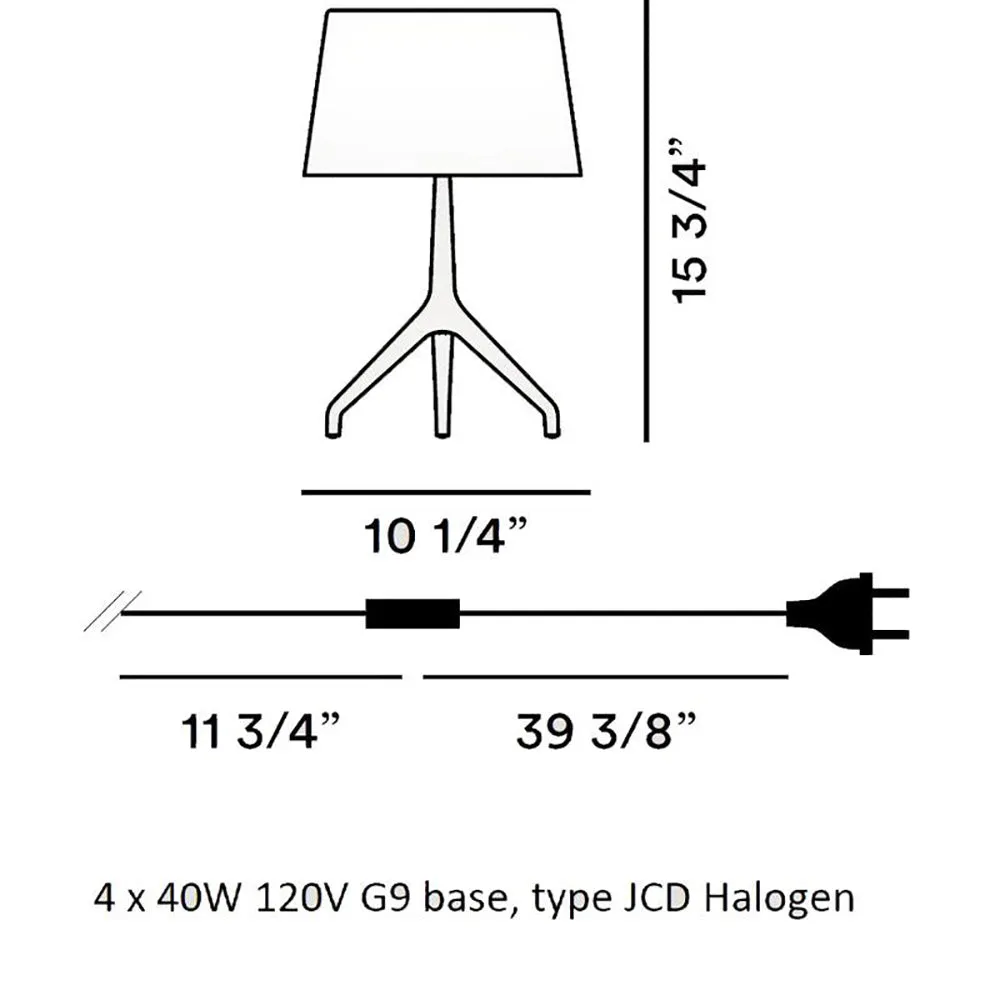 Lumiere XX Table Lamp