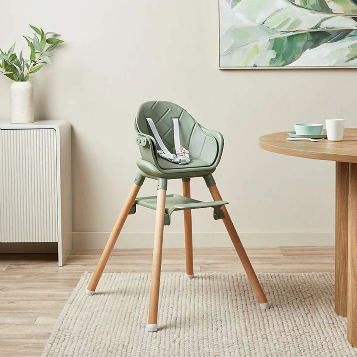 Macey 3-in-1 Highchair - Fern Mocka