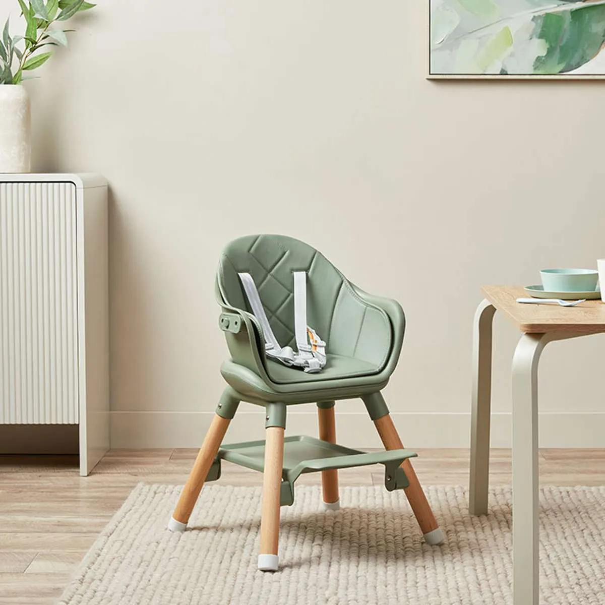Macey 3-in-1 Highchair - Fern Mocka
