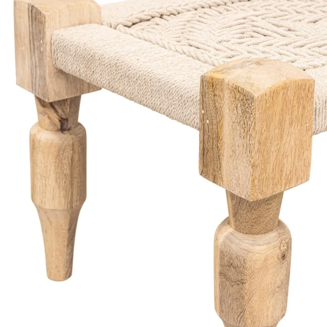 Macrame Bench | 120x45x40cm Zoco Home