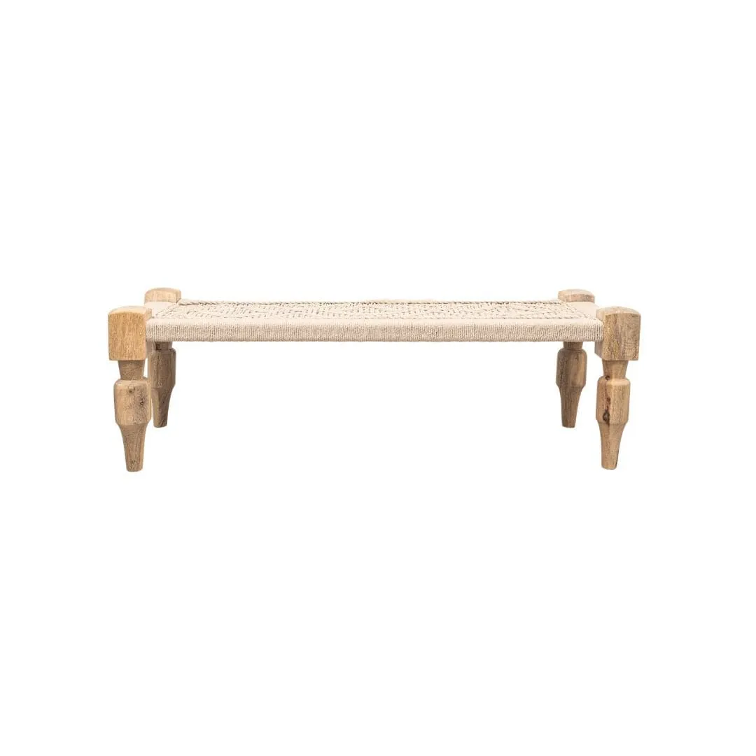 Macrame Bench | 120x45x40cm Zoco Home