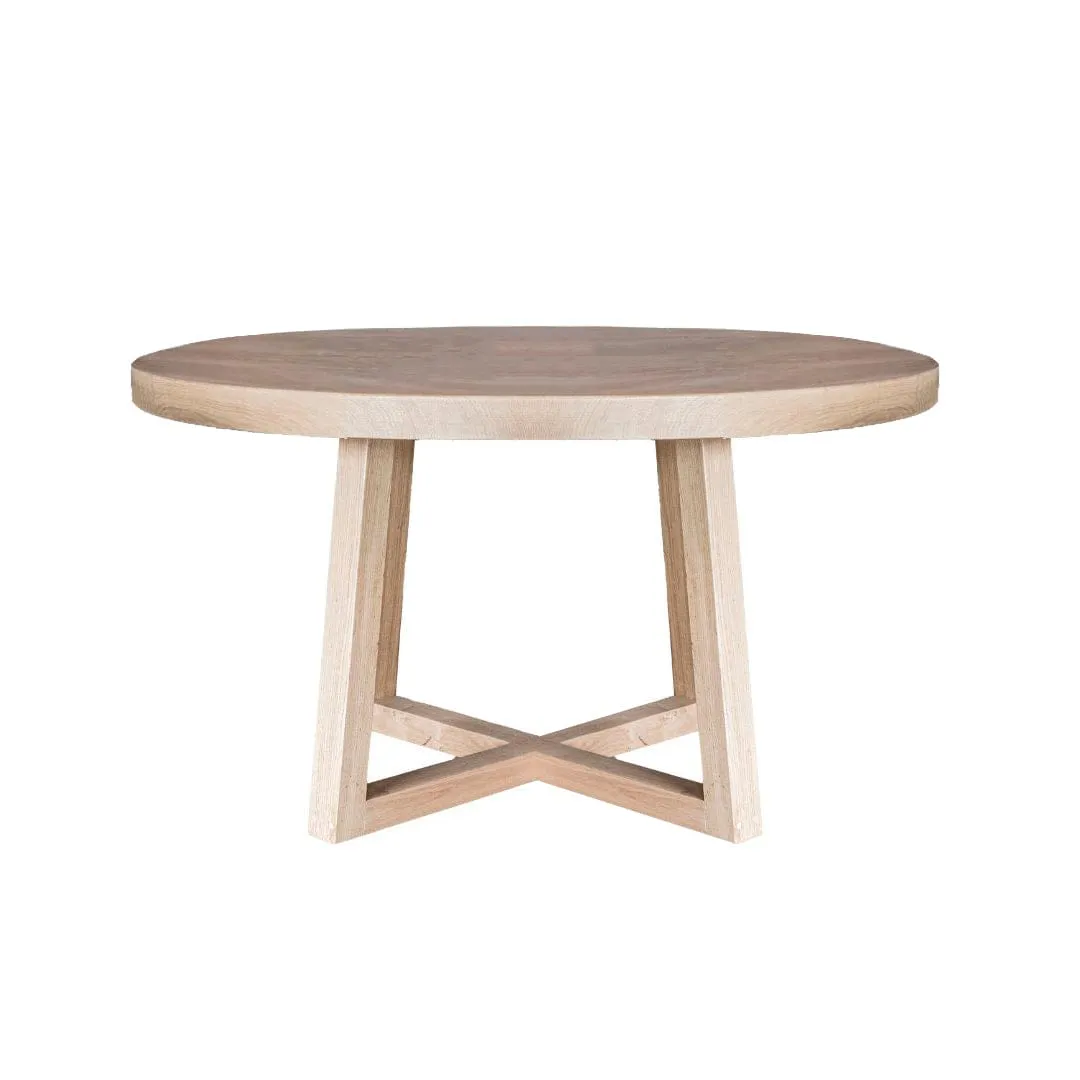 Mallorca Oak Round Dining Table | 140cm Zoco Home