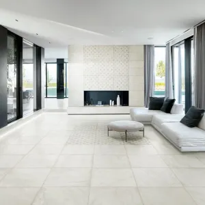 Marmi Imperiali Aurelia White Marble Effect Porcelain Tile 30x30cm Matt