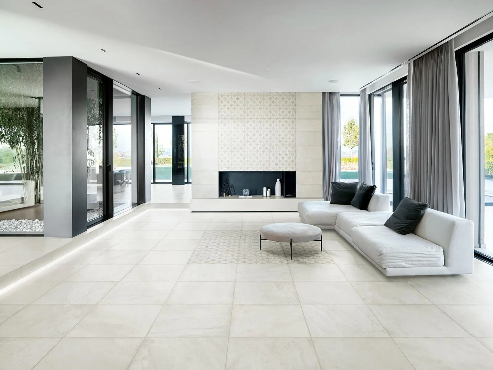 Marmi Imperiali Aurelia White Marble Effect Porcelain Tile 30x30cm Matt