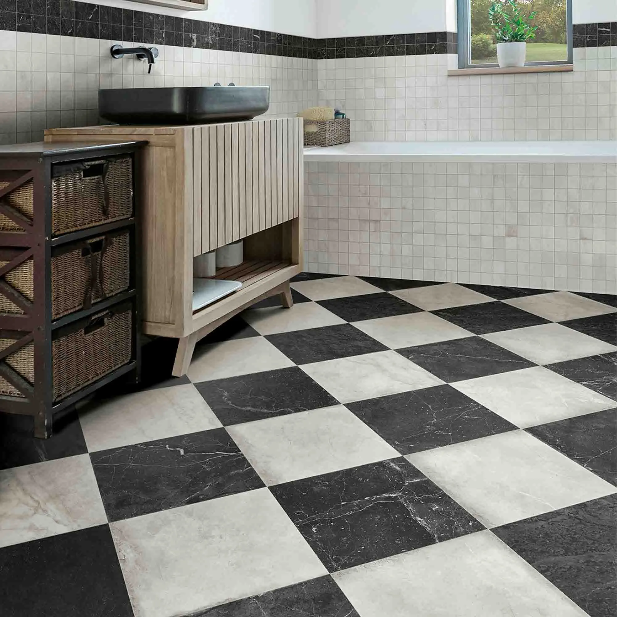 Marmi Imperiali Aurelia White Marble Effect Porcelain Tile 30x30cm Matt