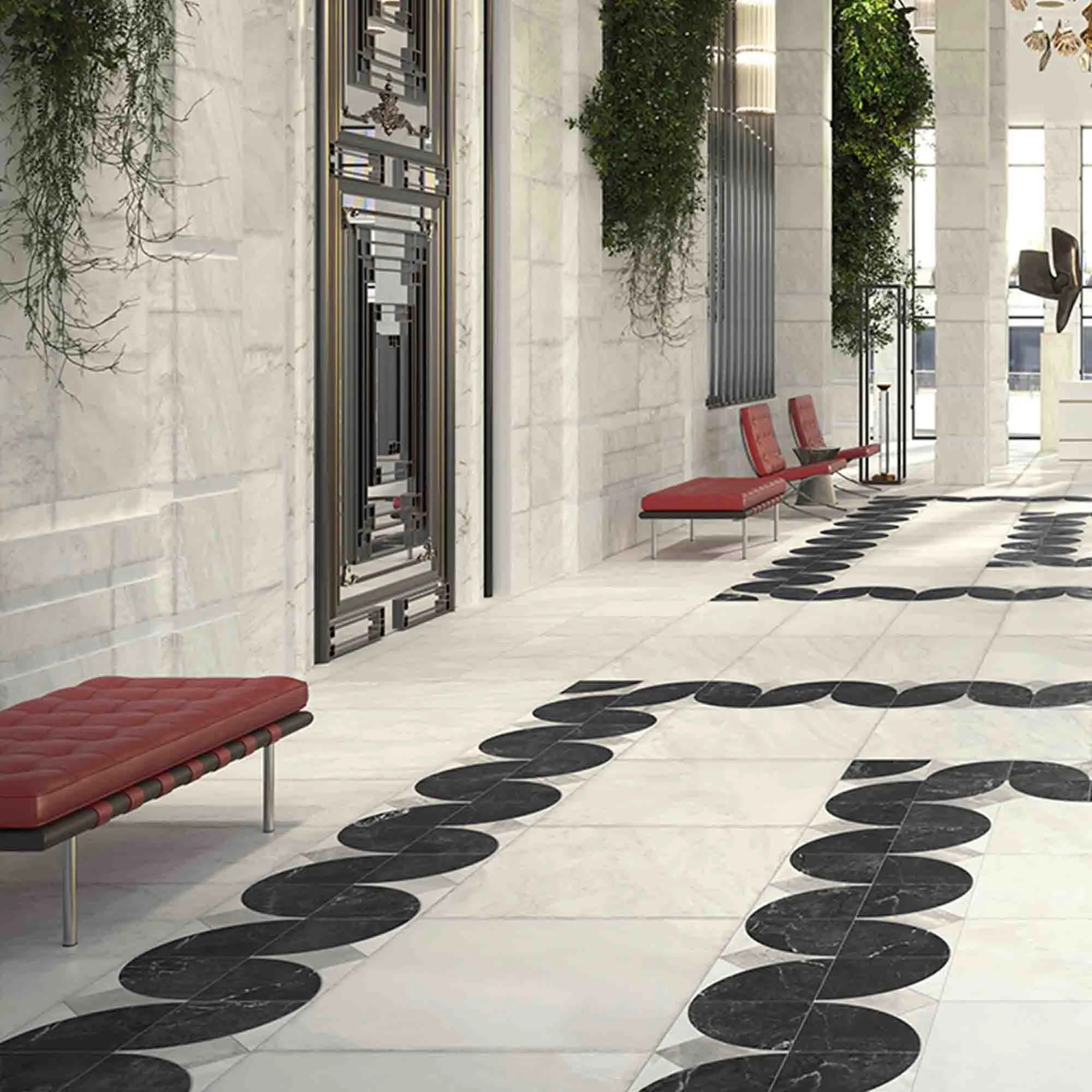 Marmi Imperiali Aurelia White Marble Effect Porcelain Tile 30x30cm Matt