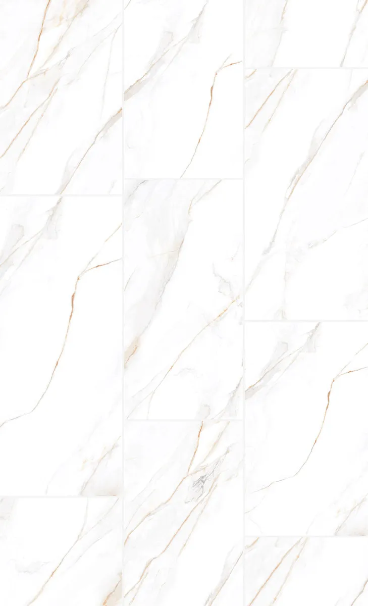 Marmi Oro Supremo Marble Effect Porcelain Tile 60x120cm Gloss