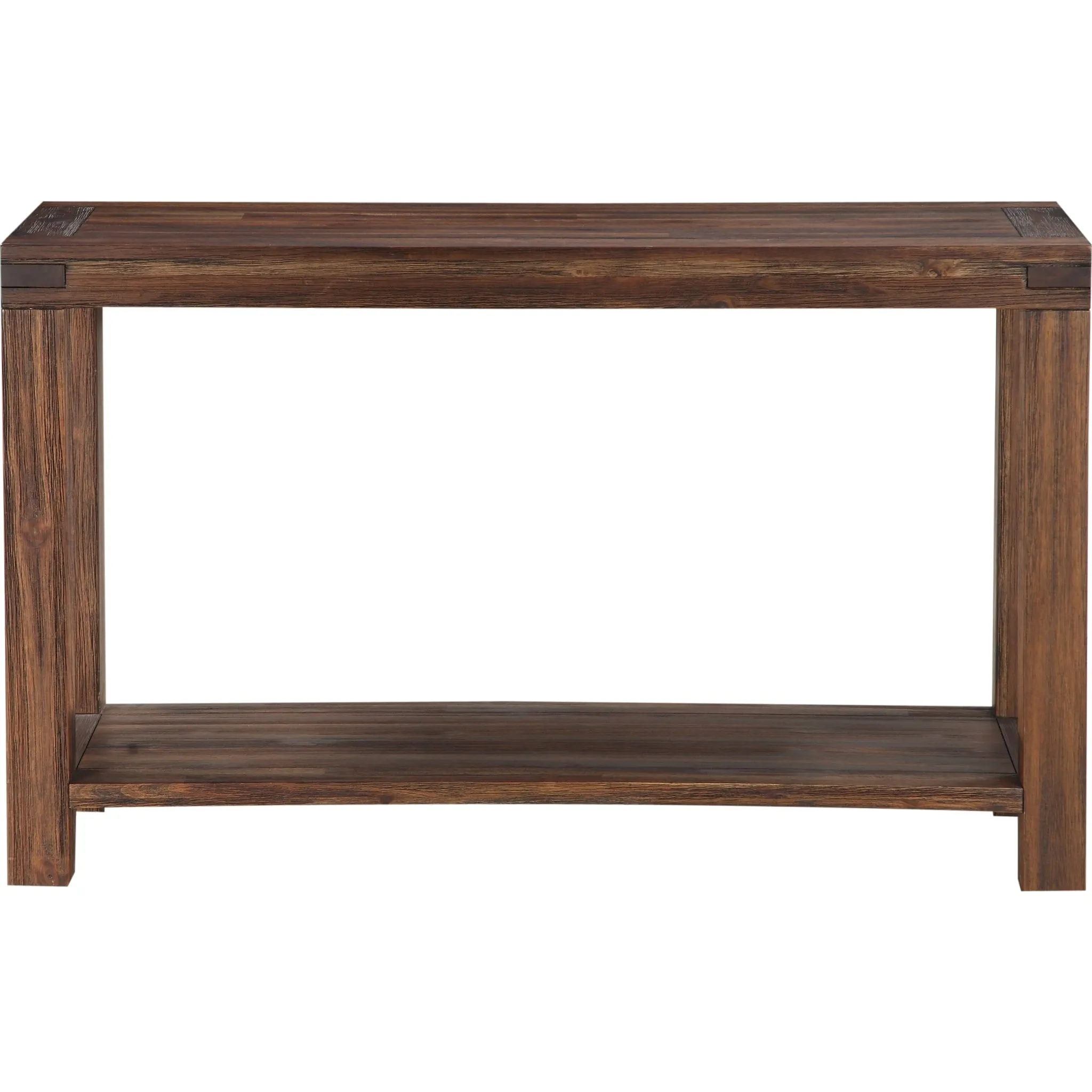 Meadow Solid Wood Console Table in Brick Brown Modus