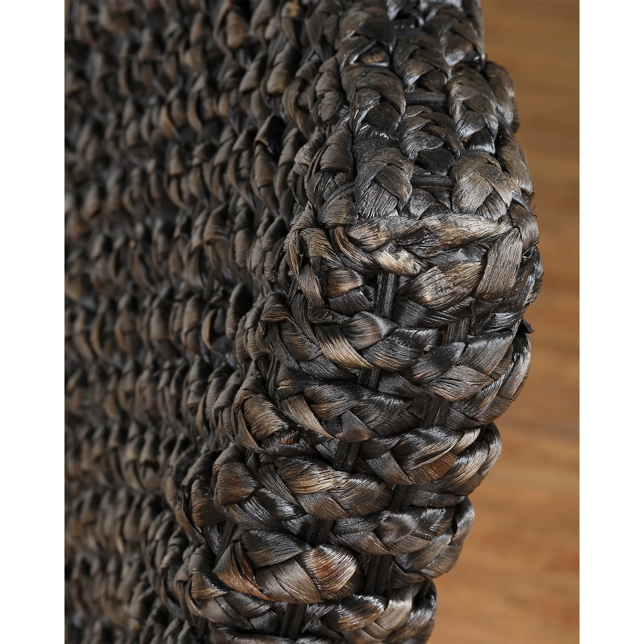 Meadow Wicker Dining Chair in Brick Brown Modus