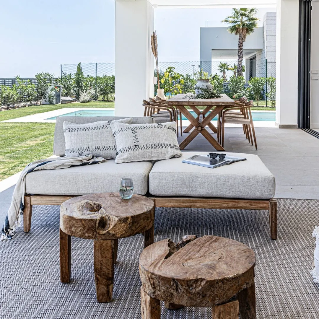 Menorca Pouf Module | 88x88x42cm Zoco Home