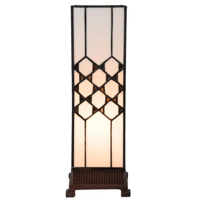 Miami Medium Square Tiffany Lamp - Tiffany Lighting Direct
