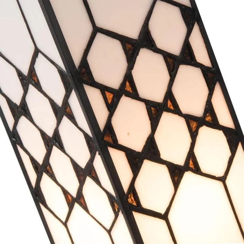 Miami Medium Square Tiffany Lamp - Tiffany Lighting Direct