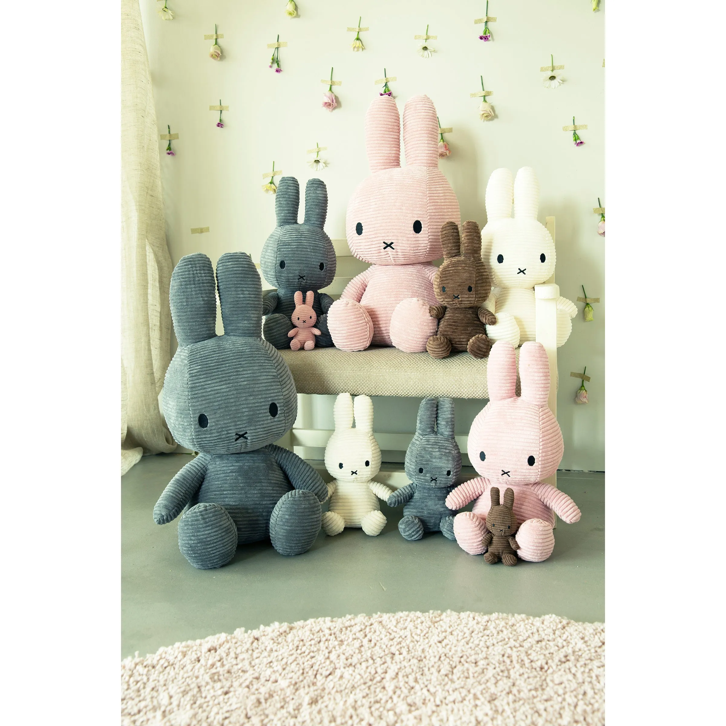 Miffy Corduroy Brown - 23cm