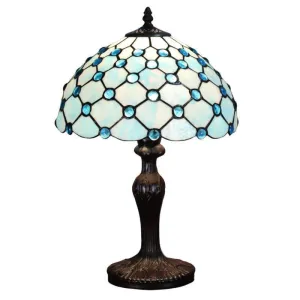 Minster 10" Seaton Tiffany Table Lamp