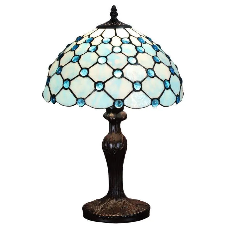 Minster 10" Seaton Tiffany Table Lamp