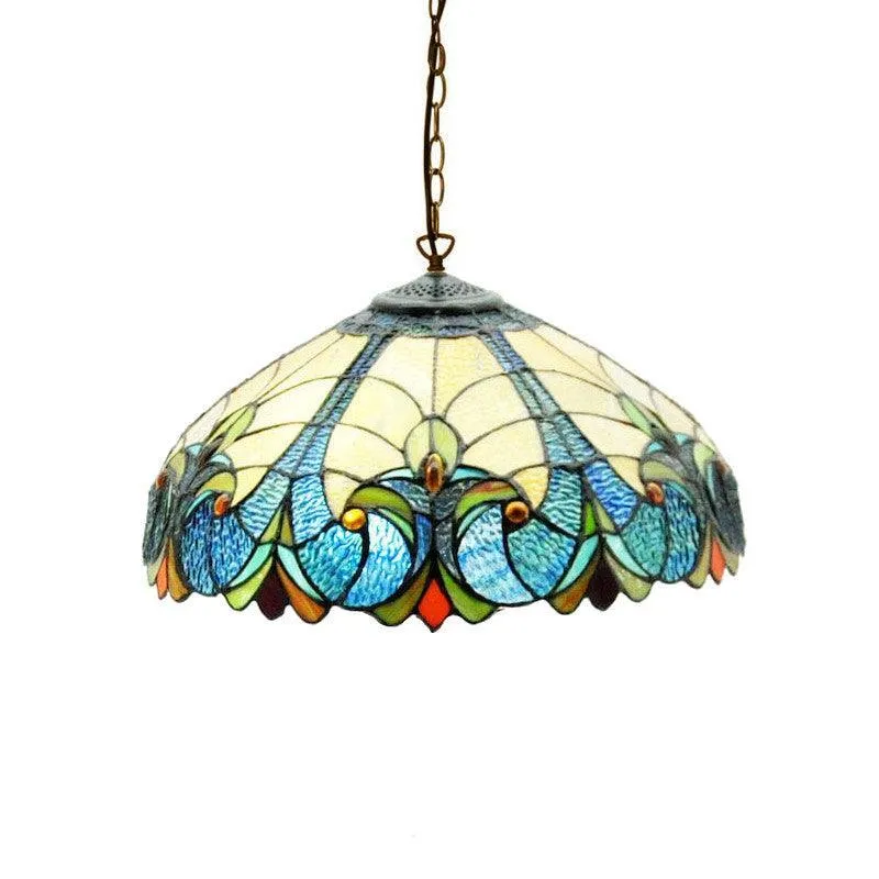 Minster Hampton Tiffany Ceiling Light