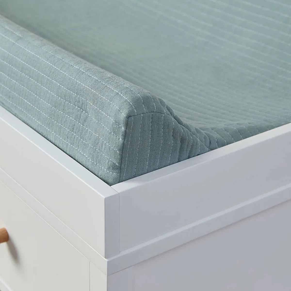 Mocka Cotton Change Mat Cover - Teal Mocka