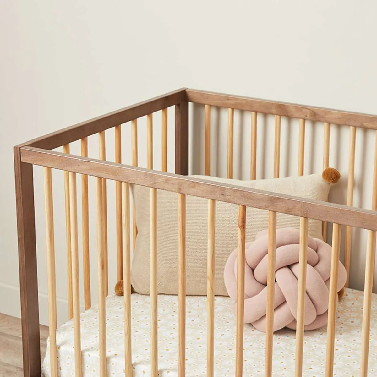 Mocka Dream Cot - Almond/Natural Mocka