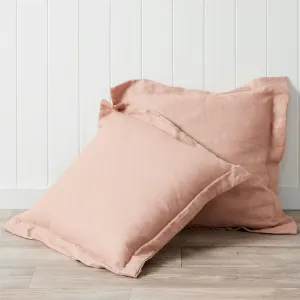 Mocka Linen Cushion - Coral Sand Mocka