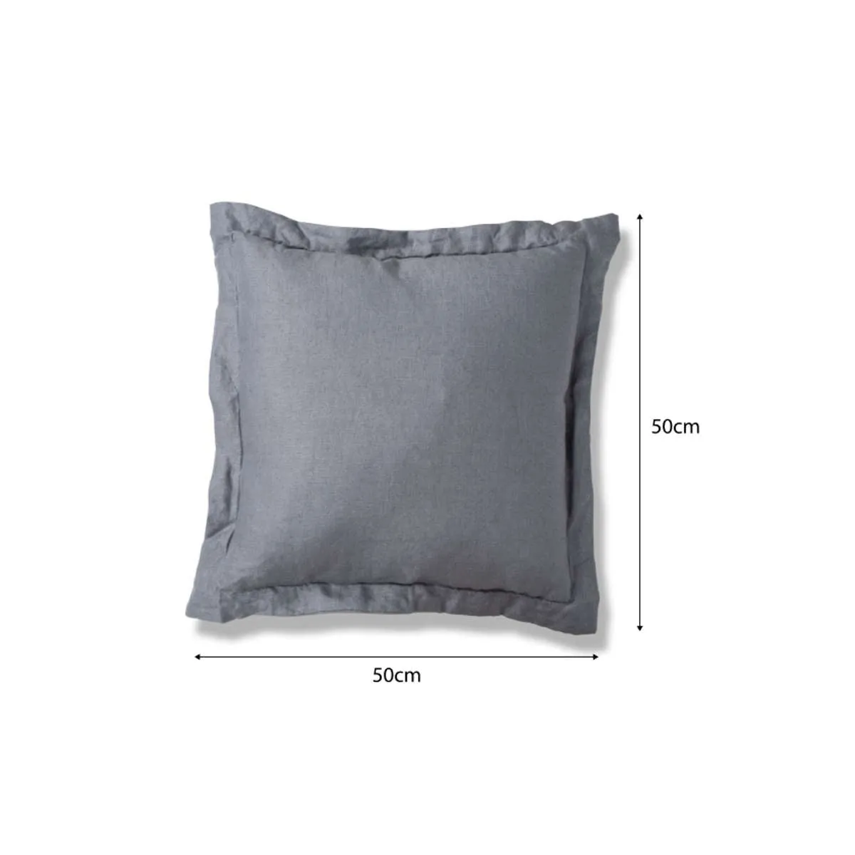 Mocka Linen Cushion - Petrol Blue Mocka