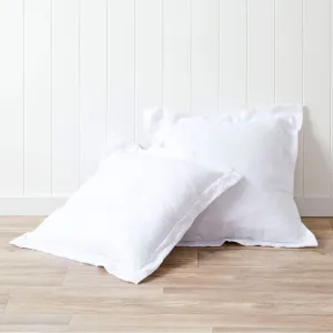 Mocka Linen Cushion - White Mocka