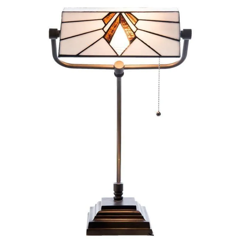 Napier Tiffany Bankers Lamp - Tiffany Lighting Direct