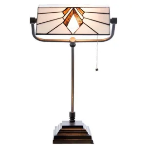 Napier Tiffany Bankers Lamp - Tiffany Lighting Direct
