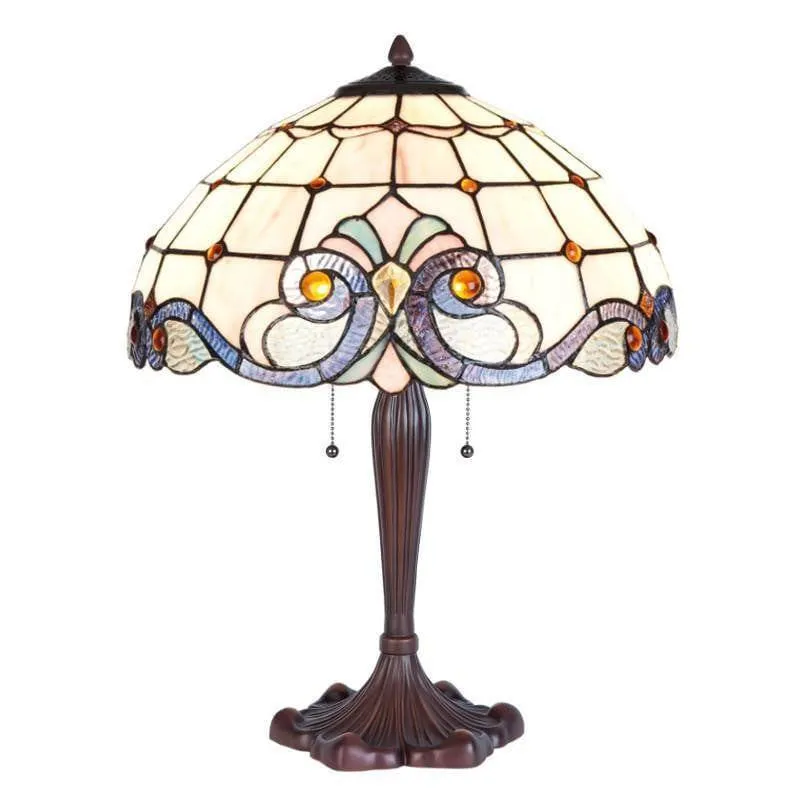 Newcastle Tiffany Table Lamp - Tiffany Lighting Direct