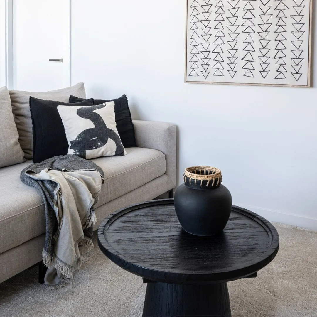 Nuku Coffee table | Black 65cm Zoco Home