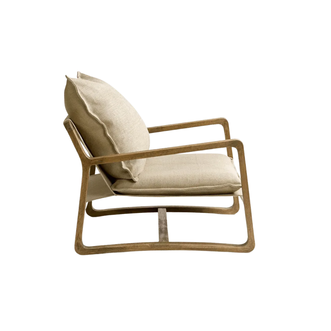 Oak Armchair | Natural Lino Zoco Home