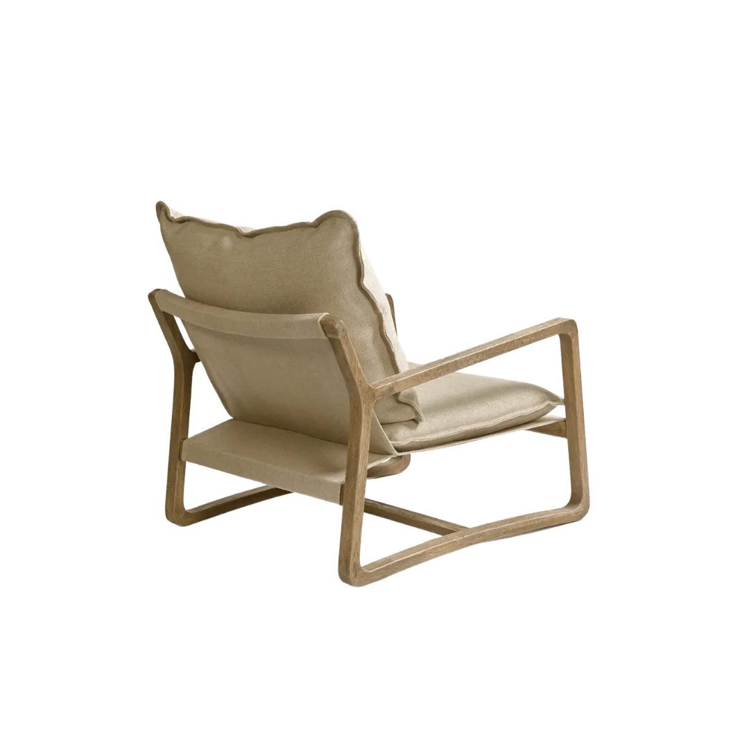 Oak Armchair | Natural Lino Zoco Home