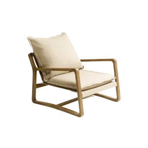 Oak Armchair | Natural Lino Zoco Home