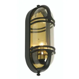 Oaks Buckley Black Outdoor Wall Light